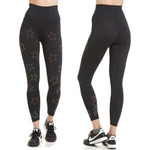 BEACH RIOT x SOUL Cycle Star Studded High Rise Leggings Women Size Medium